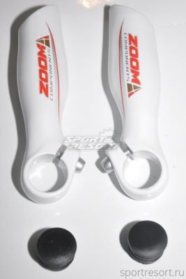 Рога на руль Zoom MT-35A White
