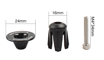 Грипстопы Meroca Alu Black (пара)