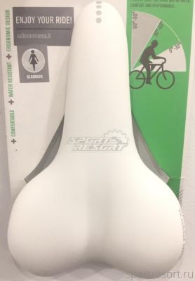 Седло Selle San Marco Milano Glamour Bianca (женское)