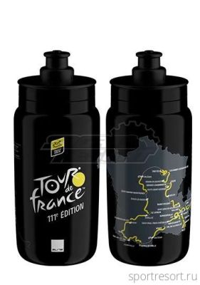 Фляга Elite Fly Tour De France 550 мл (Black Map) 016041263