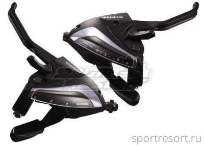 Ручки Dual Control Shimano ST-EF65 (3х8ск, черные)