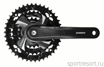 Система Shimano Tourney FC-TX801 8ск (Квадрат, 42/32/22T, 175mm, черная)