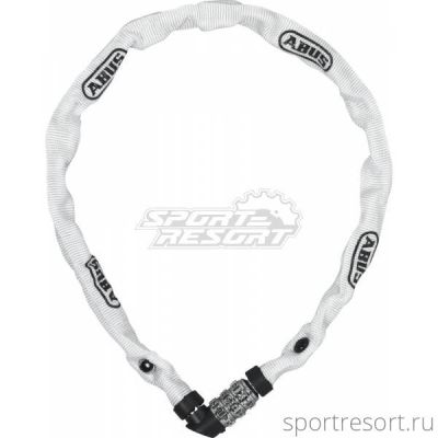 Велозамок ABUS 1200/60 Web цепь с кодом (белый) 569241