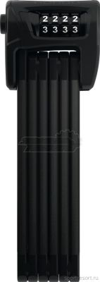 Велозамок ABUS Bordo Combo 6100/90 кодовый (черный) 05-0072990
