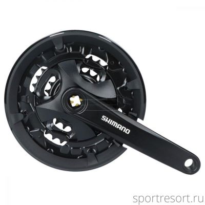 Система Shimano Altus FC-MT101 9ск (Квадрат, 40/30/22T, 175mm, защита)