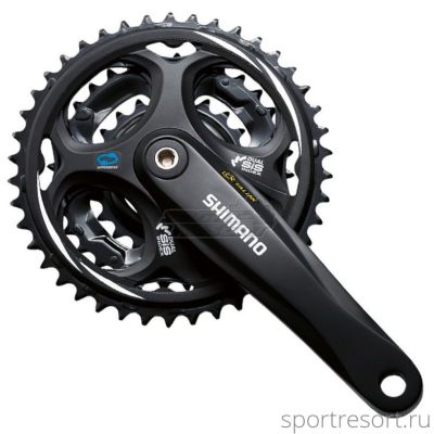 Система Shimano Altus FC-M311 7/8ск (Квадрат, 48/38/28T, 170mm, черная)