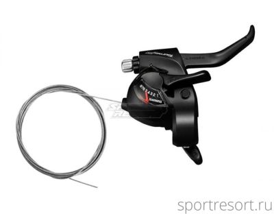 Ручка Dual Control Shimano Tourney ST-TX800 (8ск, черная)