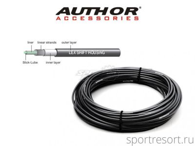 Оплетка переключателя Author ABR-Lex 4mm (30m) черная
