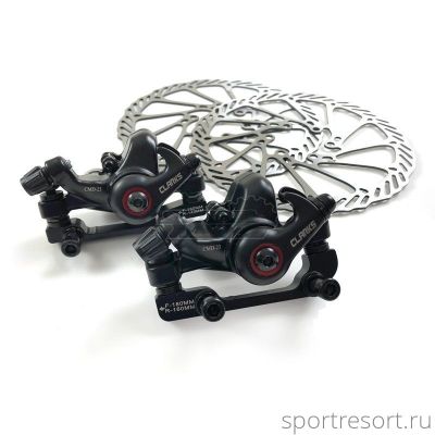 Комплект дисковых тормозов CLARKS CMD-23 Mechanical Disc Brake Set 
