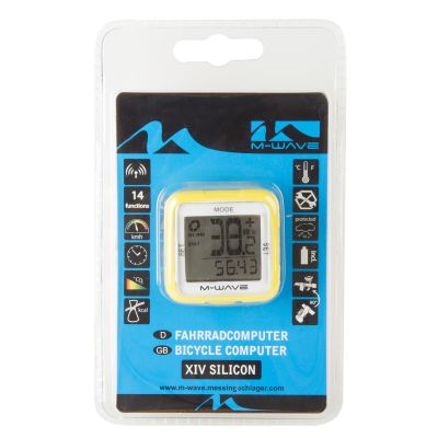 Велокомпьютер M-Wave XIV Silicon Yellow 5-244714