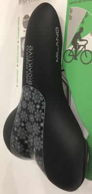 Седло Selle San Marco Milano Glamour Nera Rigida Black/ART (женское)
