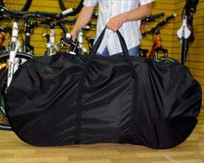 Чехол для велосипеда Veloangar №15 (для детских) Синий с зелеными элементами Veloangar №15