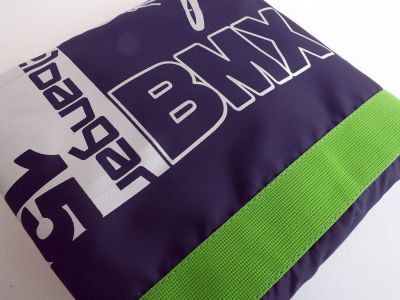 Чехол для велосипеда Veloangar №15 (для детских) Синий с зелеными элементами Veloangar №15