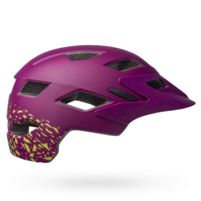 Велошлем Bell SIDETRACK YOUTH Matte Plum/Pear Fragments (50-57 см) BE7089013
