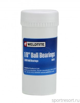 Шарики Weldtite 1/8" (50 штук, сталь)