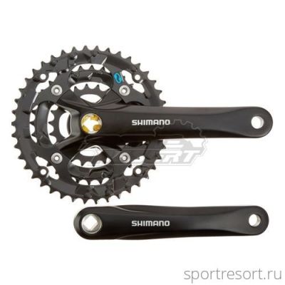 Система Shimano Acera FC-M361 7/8ск (Квадрат, 48/38/28T, 175mm, черная)