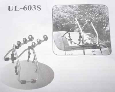 Велобагажник автомобильный на 3 велосипеда UL-603S UL-603S