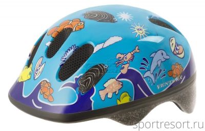 Велошлем M-Wave KID-S Sea Land Blue (S - 52-57) 731000