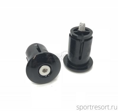 Грипстопы Velo VLP-137 Black (пара)