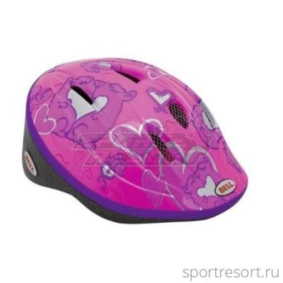 Велошлем Bell Bellino (розовый/сердечки/животные) S/M BE2030077