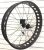 Колесо переднее для Fatbike 32H (Novatec 135/QR)