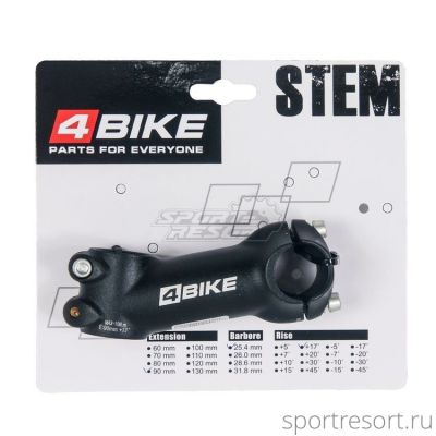 Вынос 4Bike TDS-D120A (1-1/8", 25.4, 90mm, 17°)