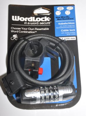 Велозамок WordLock 8х1500 мм (кодовый/символьный) 230166