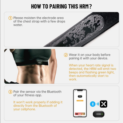 Датчик пульса нагрудный XOSS X1 X-X1-Heart