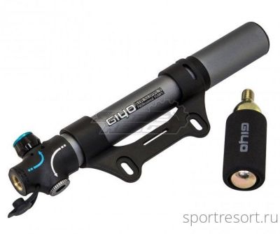 Насос Giyo GC-06T 2 in 1 CO2 Inflator Mini Pump GC-06T