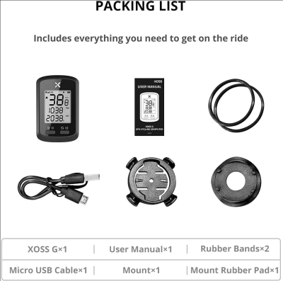 Велокомпьютер XOSS G GPS X-BC-G