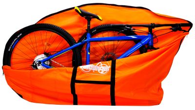 Чехол для велосипеда Veloangar №33 (с карманом под колесо) Черный с зелеными элементами Veloangar №33