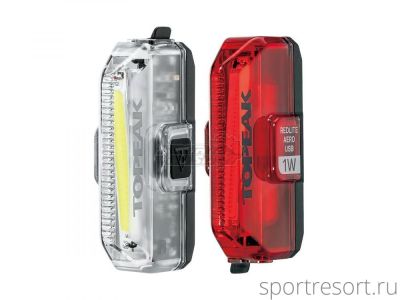 Комплект фонарей TOPEAK Aero USB 1W Combo TMS084