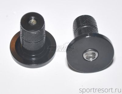 Грипстопы MJ CYCLE HP-19 Black (пара)