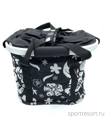 Корзина на руль REX Transformer Bag (съемная) черно-белая 699_bl2