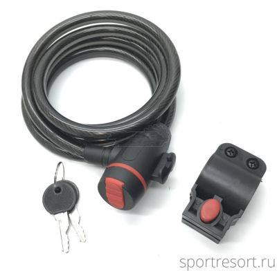 Велозамок VLX 10x1800 мм (ключ) VLX-L03