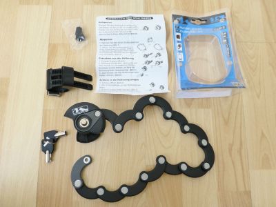 Велозамок M-Wave Folding Disc Lock 60 см (ключ) 230196