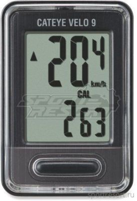 Велокомпьютер CatEye CC-VL820 VELO 9 Black CE1603300