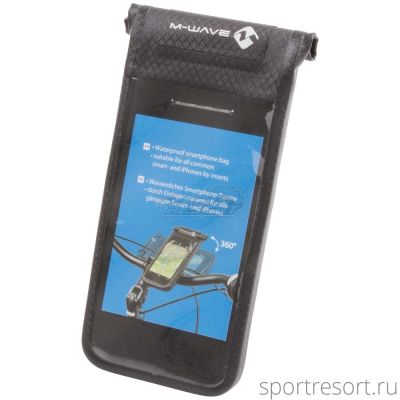 Держатель для смартфона на руль M-Wave Black Bay Smartphone Bag 5-122406
