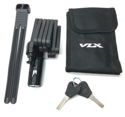 Велозамок VLX Folding Lock 18х850 (ключ) VLX-L32