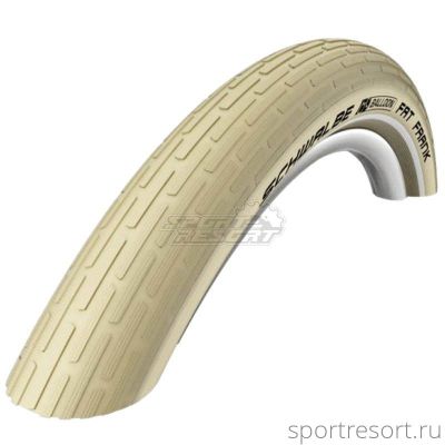 Покрышка Schwalbe FAT FRANK 26x2.35 K-Guard HS375 кремовая