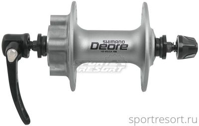 Втулка передняя Shimano Deore HB-M525 (32H, серебро)